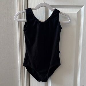 Kickee Pants Luxe Tank Leotard-black (size 5/6)
